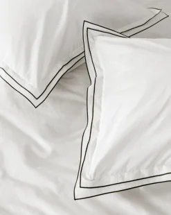 Devlin White Shams (Set of 2)|Lameirinho Industria Textil, S.A. New