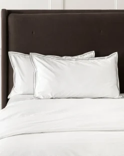 Devlin White Shams (Set of 2)|Lameirinho Industria Textil, S.A. New