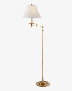 Dorchester Swing Arm Floor Lamp|Visual Comfort & Co. Signature Sale