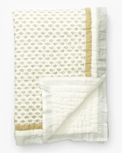Dulcie Block Print Kids Quilt|Renuka Inc. Sale