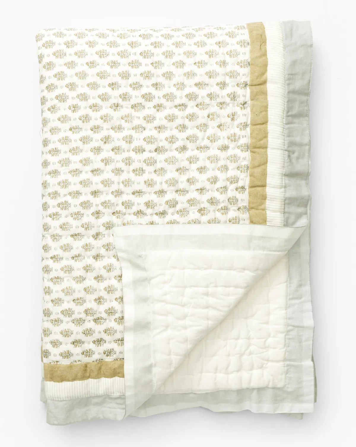 Dulcie Block Print Kids Quilt|Renuka Inc. Sale