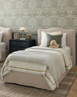 Dulcie Block Print Kids Quilt|Renuka Inc. Sale