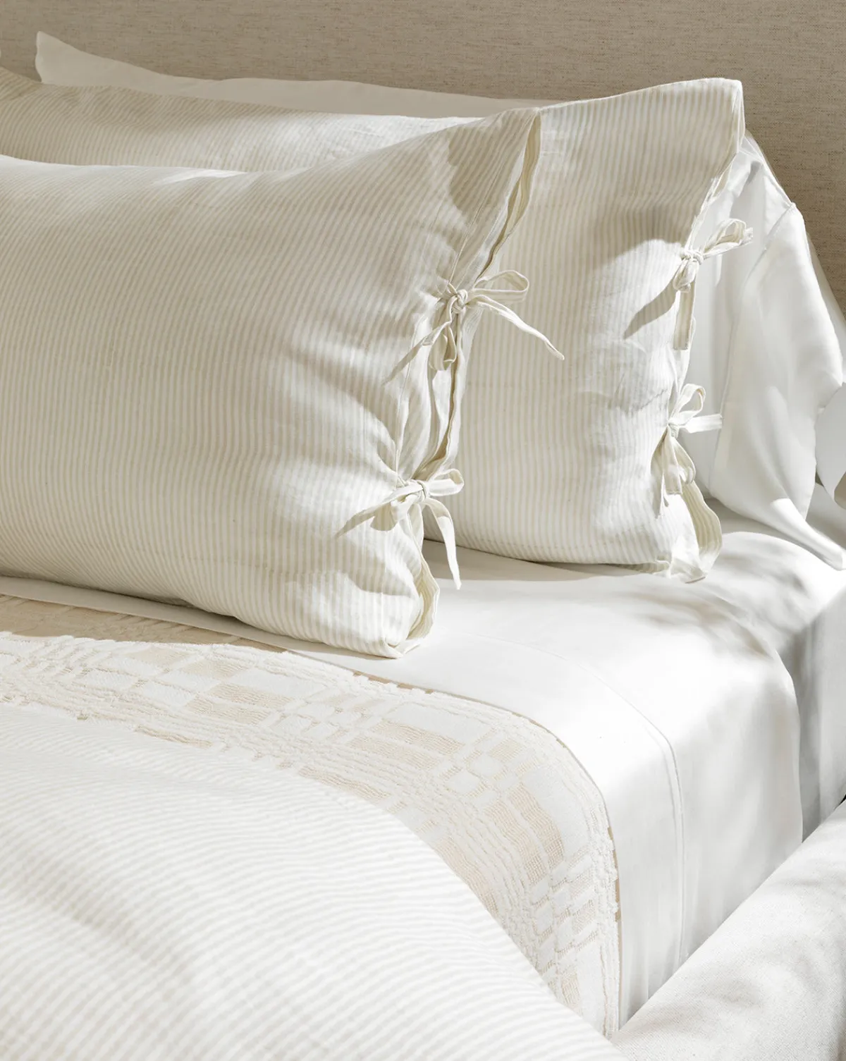 Easton Striped Shams (Set of 2)|Renuka Inc. Hot