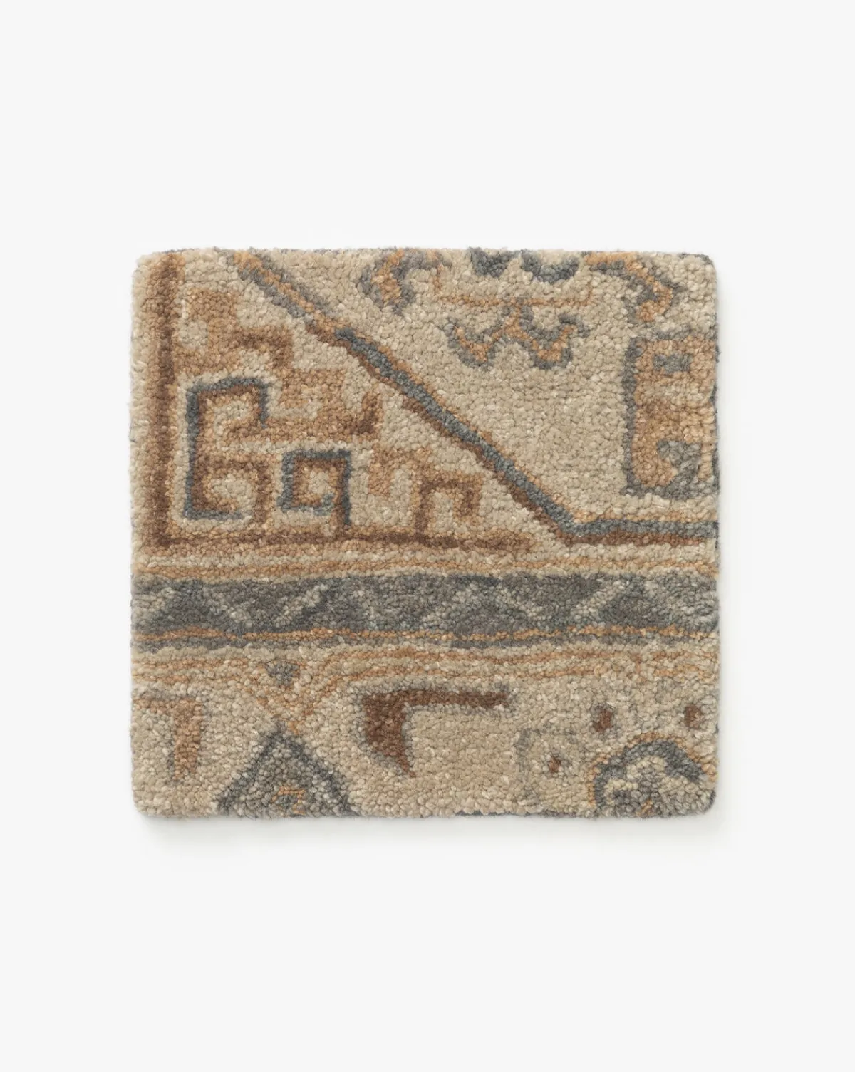 Ellington Blue Hand-Tufted Wool Rug Swatch|Obeetee Sale