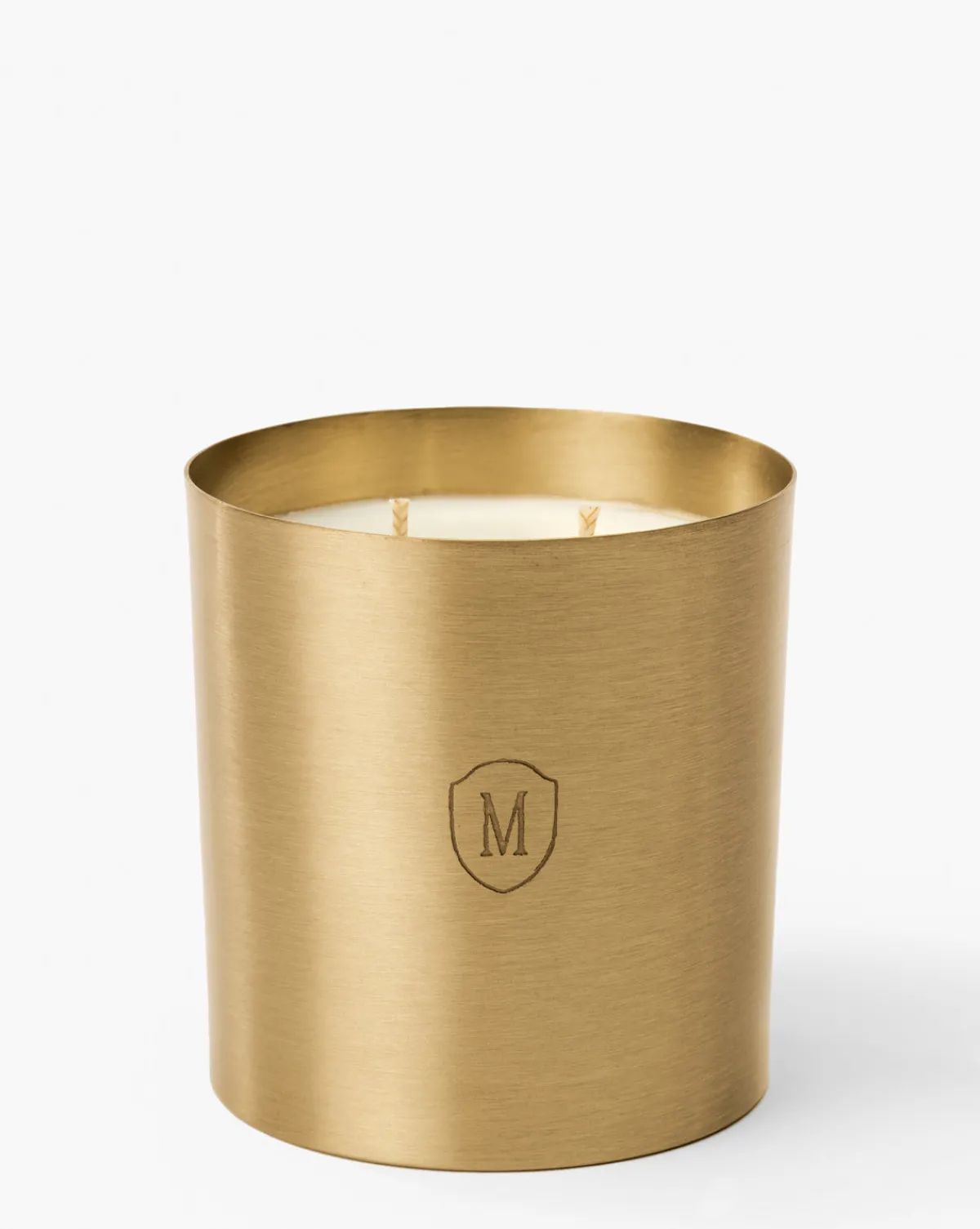 Embossed Brass Candle|Linnea's Lights Online