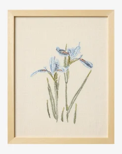Embroidered Blue Iris|Loloi Rugs Clearance