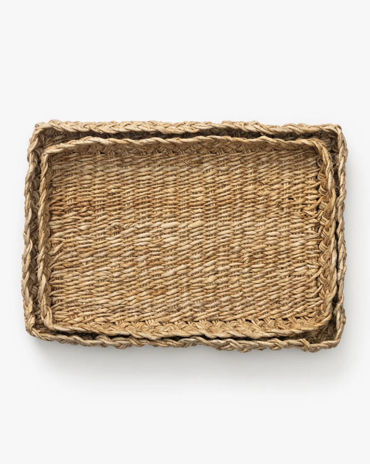 Eudora Braided Trays (Set of 2)|Napa Home & Garden Outlet