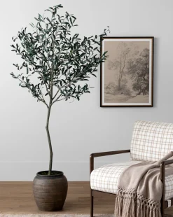 Faux 72" Olive Tree with Ceramic Pot|UCP INTERNATIONAL COMPANY LIMITED New