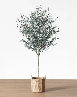 Faux 96" Olive Tree with Woven Pot|UCP INTERNATIONAL COMPANY LIMITED Best