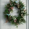 Faux Fern & Begonia Wreath|UCP INTERNATIONAL COMPANY LIMITED Hot