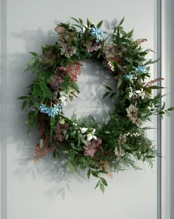 Faux Fern & Begonia Wreath|UCP INTERNATIONAL COMPANY LIMITED Hot