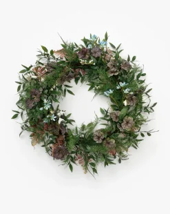 Faux Fern & Begonia Wreath|UCP INTERNATIONAL COMPANY LIMITED Hot