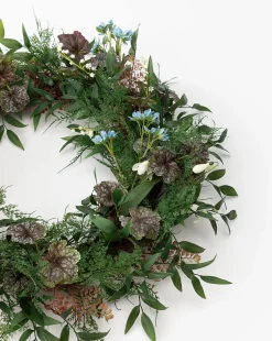 Faux Fern & Begonia Wreath|UCP INTERNATIONAL COMPANY LIMITED Hot