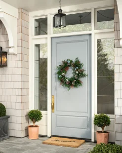 Faux Fern & Begonia Wreath|UCP INTERNATIONAL COMPANY LIMITED Hot