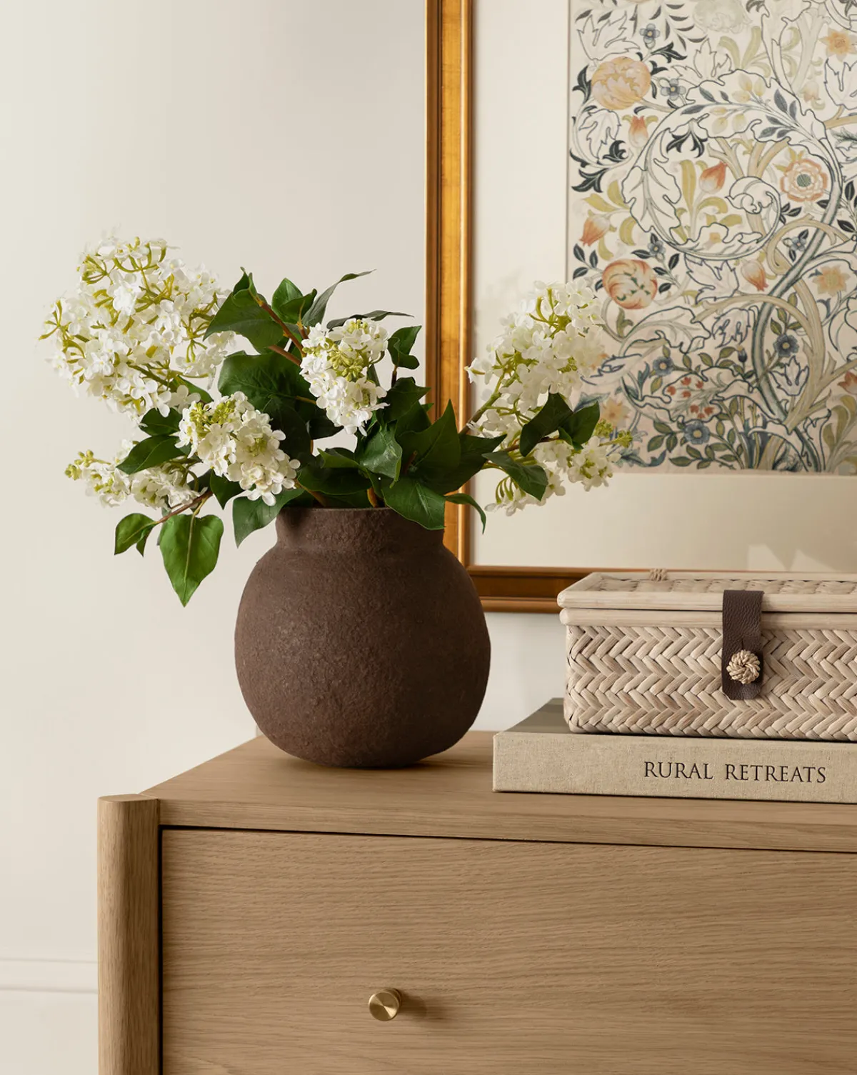 Faux White Lilac Stem|Winward Sale