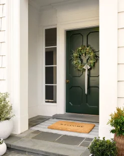 Faux Wild Grass & Eucalyptus Wreath|RAZ Imports