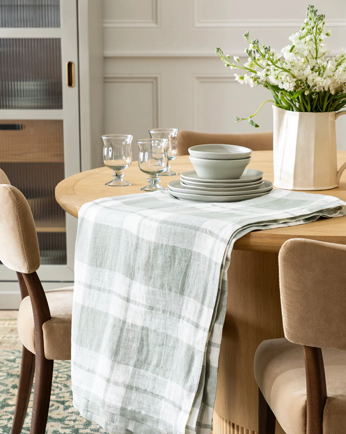 Felix Plaid Tablecloth|Vini Exports