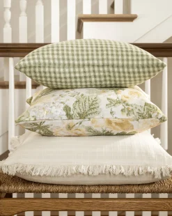 Finola Plaid Pillow Cover|Monsoon Impex