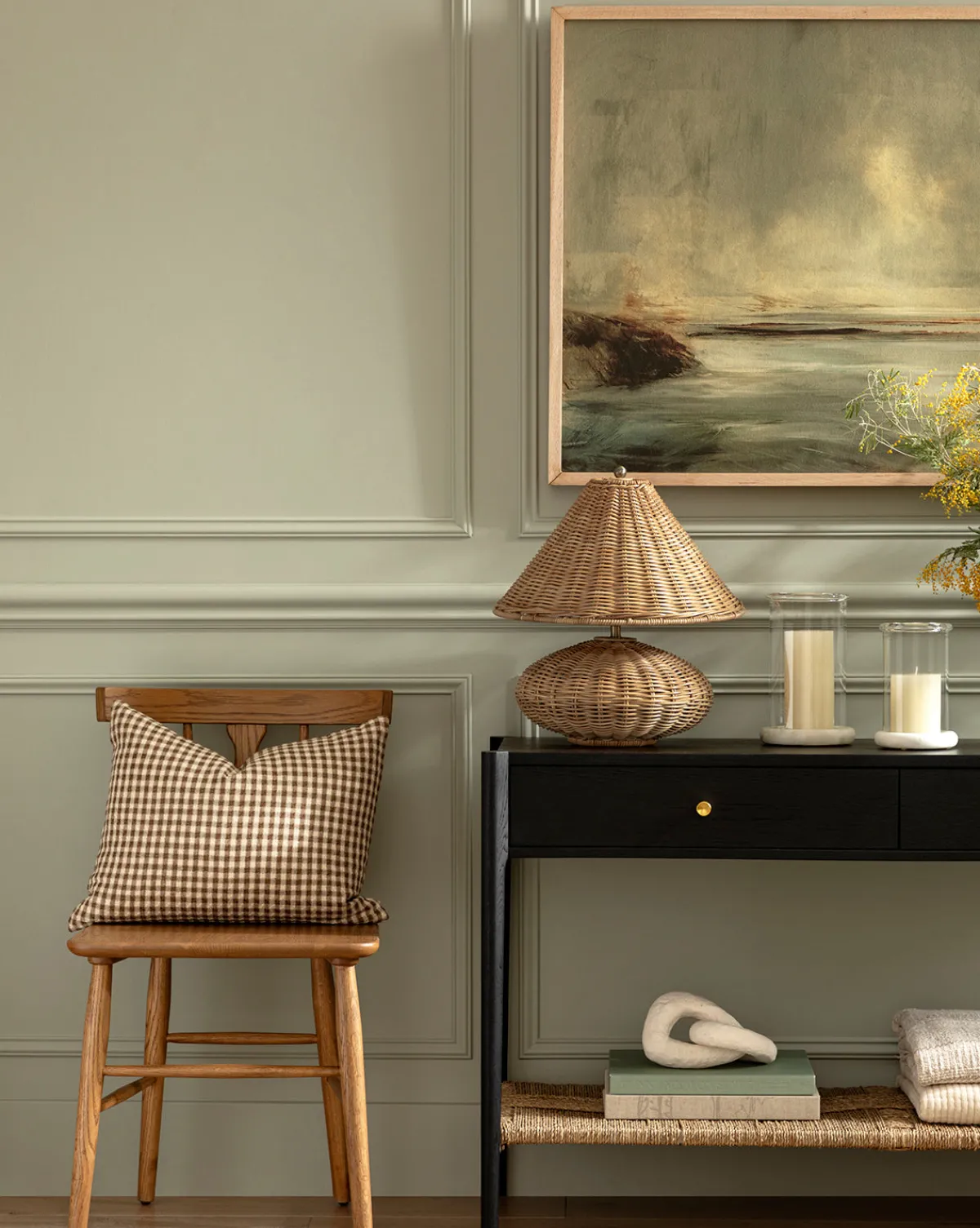 Finola Plaid Pillow Cover|Monsoon Impex