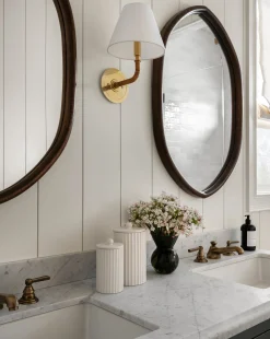 Fluted Lidded Bathroom Canister|Makerspalm Clearance