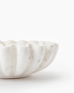 Fluted Marble Bowl|BIDK Home Hot