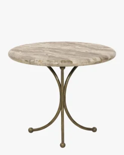 Fossil Marble End Table|Four Hands Online