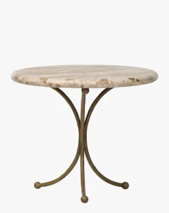 Fossil Marble End Table|Four Hands Online