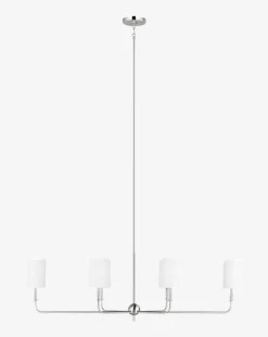Foxdale Six Light Linear Chandelier|Visual Comfort Studio - Generation Lighting Hot