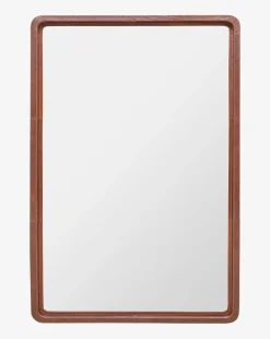 Franklin Leather Mirror|Made Goods Sale