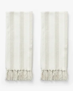 French Stripe Hand Towels (Set of 2)|Indaba Discount
