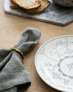 Gilford Brass Napkin Rings (Set of 4)|Nawab Regency Hot