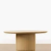 Gilroy Round Oak Dining Table|Makerspalm Outlet