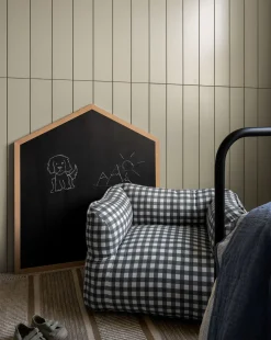 Gingham Kids Chair|VIDYA EXPORTS Online