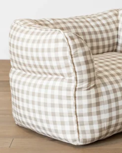 Gingham Kids Chair|VIDYA EXPORTS Online