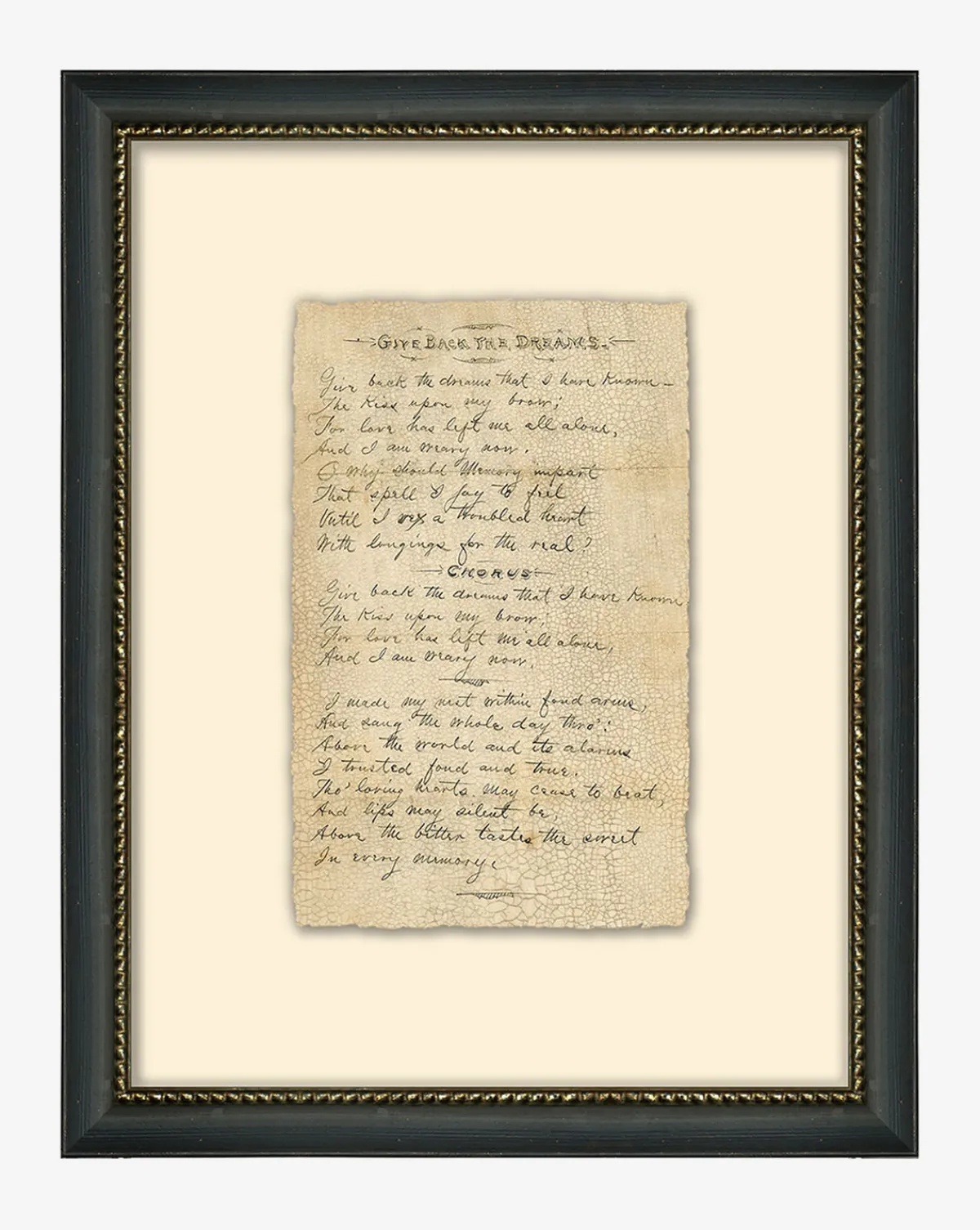 Give Back the Dreams|Art Headquarters, LLC DBA Wendover Art Group DBA Kevin O'Brien Studio