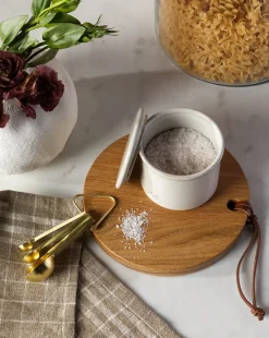 Glazed Stoneware Salt Cellar|Makerspalm Discount