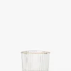Gold Rimmed Glass Votive|Accent Decor Discount