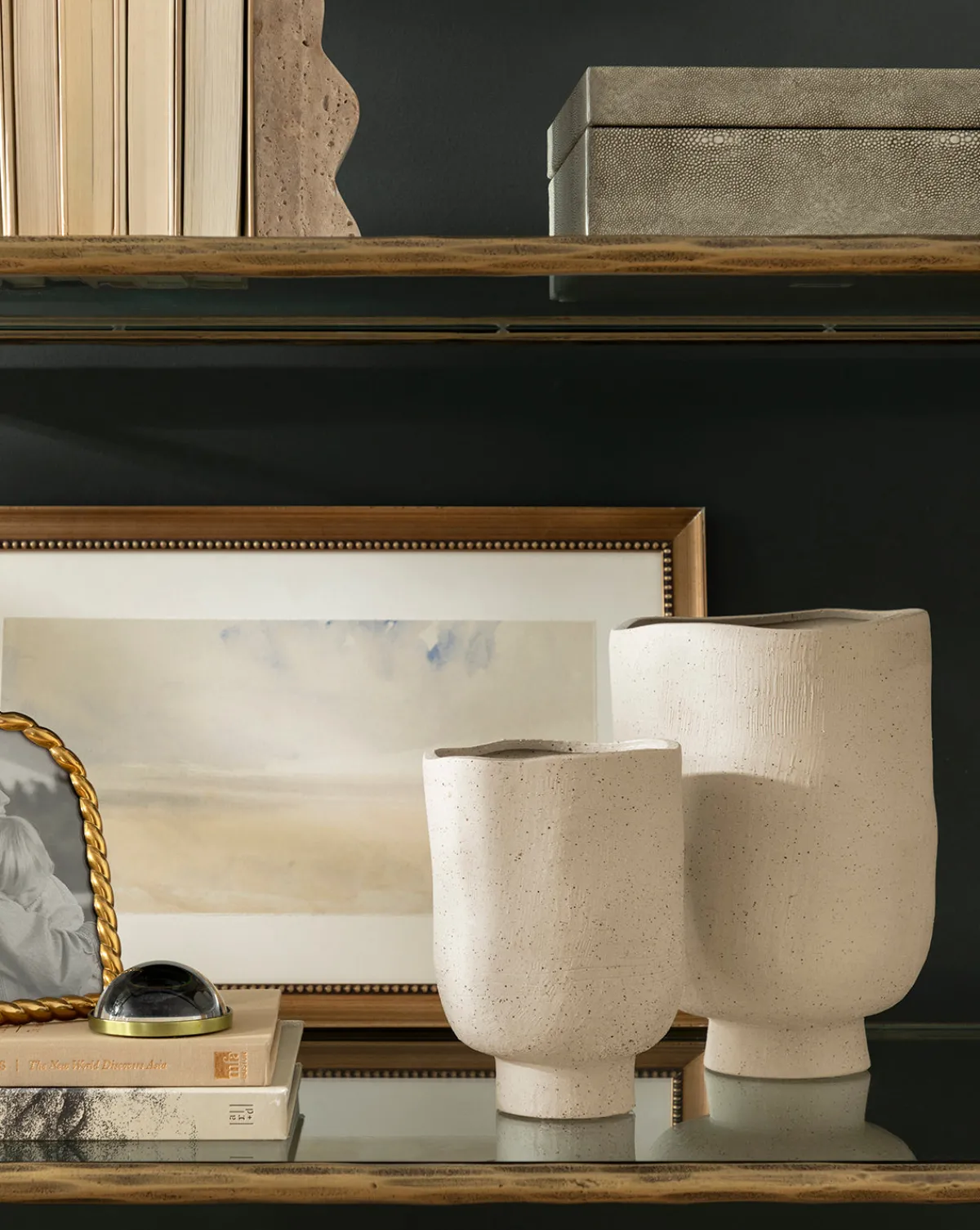 Gray Speckled Planter|BIDK Home New