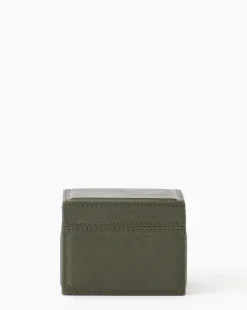 Green Leather Box|Pigeon & Poodle dba Made goods Best