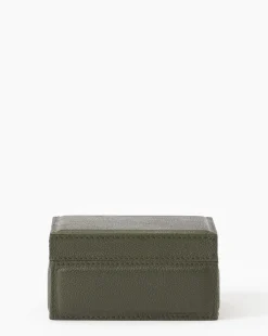 Green Leather Box|Pigeon & Poodle dba Made goods Best