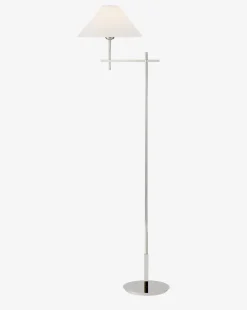 Hackney Cordless Bridge Arm Floor Lamp|Visual Comfort & Co. Signature Discount