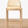 Hadden Natural Counter Stool|Makerspalm Outlet