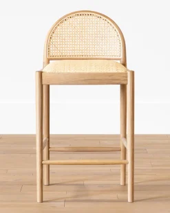 Hadden Natural Counter Stool|Makerspalm Outlet