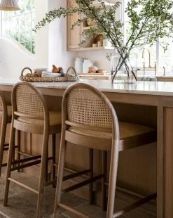 Hadden Natural Counter Stool|Makerspalm Outlet