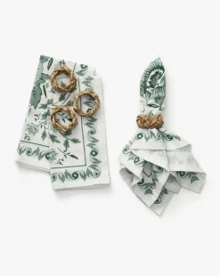 Halcyon Napkin Set (Set of 4)|Renuka Inc. Outlet