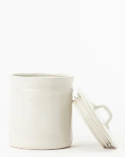 Handled Ceramic Canister|Highland New