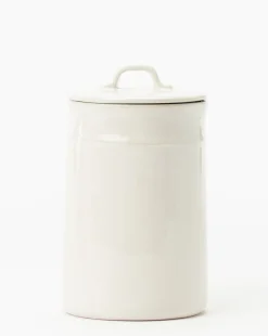 Handled Ceramic Canister|Highland New