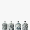 Hand-Painted Spice Jars (Set of 4)|Creative Co-op Online