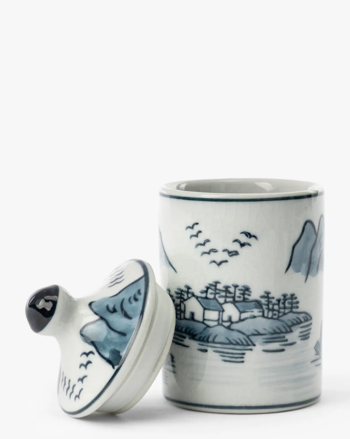 Hand-Painted Spice Jars (Set of 4)|Creative Co-op Online