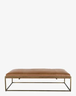 Harlow Leather Coffee Table|Credence Online